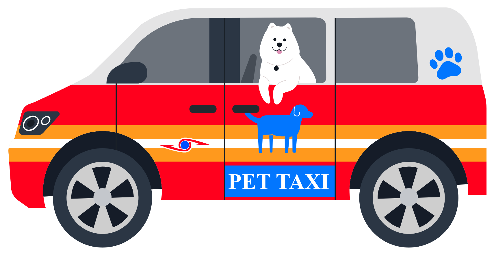 ZEROのペットタクシー車両イラスト